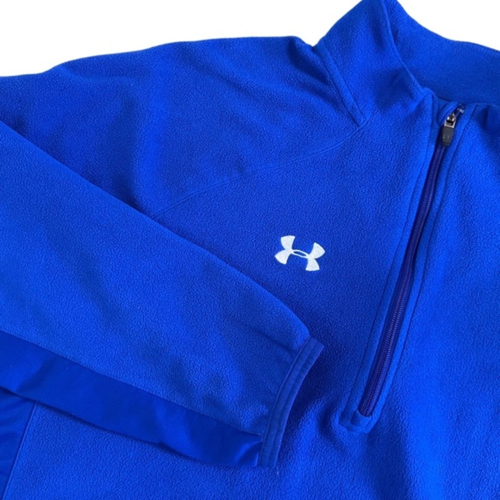 Under Armour Royal Blue 1/4 Zip Locker Room‎ Fleece Men’s Sz XL